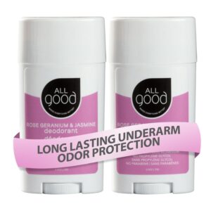 All Good Aluminum Free Deodorant Stick - Natural Deodorant w/Shea Butter & Aloe Vera, Bio-Active Formula, Vegan, Underarm Odor Protection for Men & Wo - Image 1