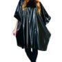 Betty Dain Jumbo Shampoo Cape, 45" W x 54" L, Waterproof and Stain-resistant Vinyl, Soft Nylon Neckband, Touch-and-close Fastener, Machine Washable, B