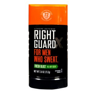 Right Guard Xtreme Defense 5 Anti-Perspirant & Deodorant, Fresh Blast 2.60 oz (Pack of 12) - Image 1