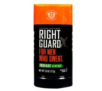 Right Guard Xtreme Defense 5 Anti-Perspirant & Deodorant, Fresh Blast 2.60 oz (Pack of 12)
