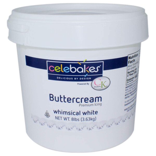 Celebakes by CK Products Whimsical White Buttercream Premium Icing, 8 lbs