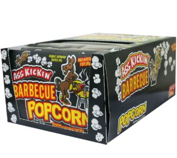 ASS KICKIN’ BBQ Microwave Popcorn Bags – 12 Pack – Ultimate Barbecue Gourmet Popcorn Gift – Makes a Great Movie Theater Popcorn or Snack Food for Movi