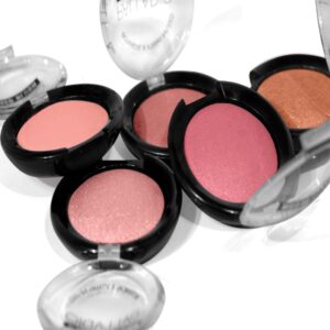 Palladio Baked Blush, Highly Pigmented Shimmery Formula, Easy to Blend & Highly Buildable, Apply Dry for a Natural Glow or Wet for a Dramatic Luminous - Image 7