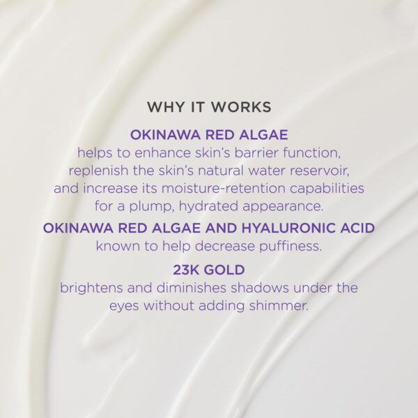 Tatcha Luminous Deep Hydration Firming Eye Serum | Caffeinated Instant Hydrating Eye Serum for Fine Lines and Puffiness, 15 ml | 0.5 oz - Image 3