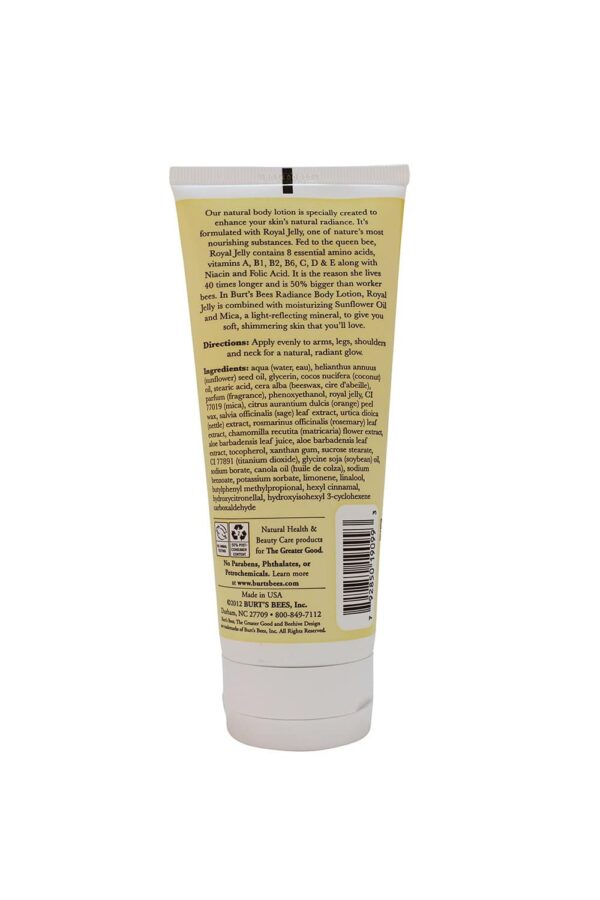 Burt's Bees Radiance with Royal Jelly Body Lotion, 6-Ounce Bottles (Pack of 2) - Image 2