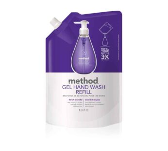 Method Gel Hand Soap Refill, French Lavender, Biodegradable Formula,, 34 Fl Oz (Pack of 1)