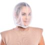 Betty Dain Makeup Protector Hood, Protects Hair and Make Up While Getting Dressed, Nylon Chiffon, Light and Airy, Triple Protection, Zipper closure, M