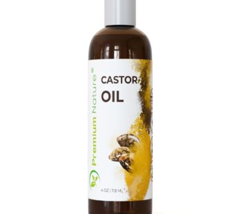 Castor Oil Pure Carrier Oil Cold Pressed Castor Oil for Essential Oils Mixing Natural Skin Moisturizer Body Face, Caster Oil, Eyelashes Eyebrows Growt