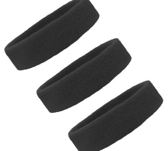 Sweat Bands/Headbands for Women Men/Elastic Headband, Sports Sweatband, Athletic Stretchy Head Band, Workout Running Basketball Tennis, Moisture Wicki