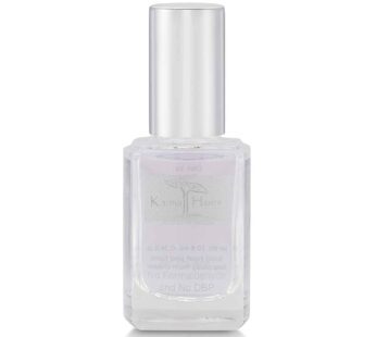 Karma Organic Base Coat and Top Coat 2 in 1 Nail Polish, Dip Powder & Polygel Base activator, Long Lasting Clear Nail Enamel, Nail Polish Strengthener