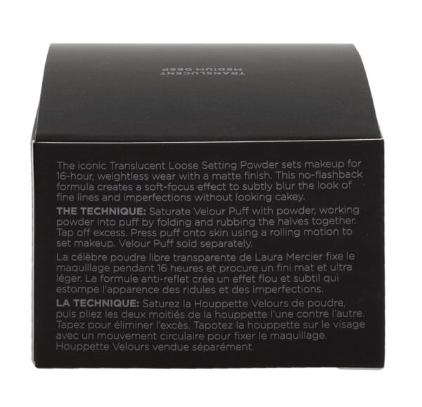 Laura Mercier Women's Translucent Loose Setting Powder, Medium Deep, Tan, 1.0 Ounce - Image 6