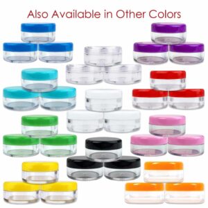 Beauticom (Quantity: 25 Pieces) 5G/5ML Round Clear Jars with GREEN Lids for Lotion, Creams, Toners, Lip Balms, Makeup Samples - Image 8