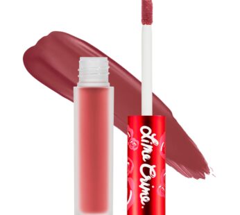 Lime Crime Velvetines Liquid Matte Lipstick, Riot (Red Brown) – Bold, Long Lasting Shades & Lip Lining – Stellar Color & High Comfort for All-Day Wear
