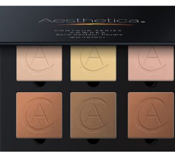 Aesthetica Cosmetics Contour and Highlighting Powder Foundation Palette/Contouring Makeup Kit; Easy-to-Follow, Step-by-Step Instructions Included