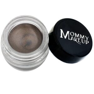 Mommy Makeup Waterproof Gel Eyeliner Pot in Mischievous (Black with Green and Gold Flecks) | Long Wear Cream Eye Liner | Stay Put Semi-Permanent Gel E - Image 1