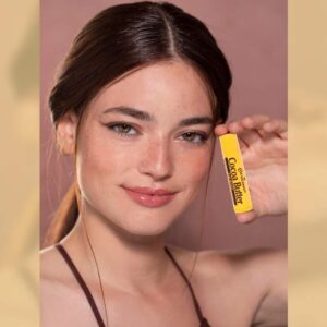 Cococare Cocoa Butter Lip Balm - The Little Yellow Stick Enriched with Natural Cocoa Butter - Conditions & Protects Lips with Hydrating Formula - 0.15 - Image 3