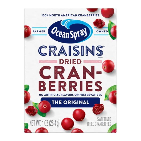 Ocean Spray Craisins, Dried Cranberries, Original, 1 Oz Boxes, 6 Count (Pack of 12) - Image 2