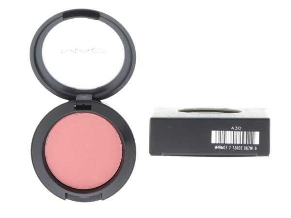 MAC Sheertone Shimmer Powder Blush Peachykeen for Women, 0.21 Ounce - Image 4