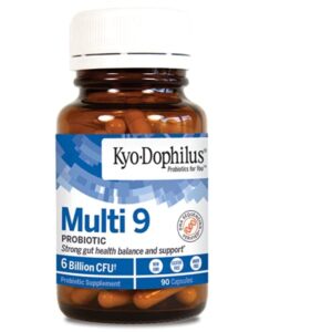 Kyolic Kyo-Dophilus Multi 9 Probiotic, for Strong Gut Health Balance and Support, 90 Capsules Total - Image 1