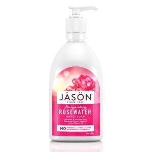 Jason Hand Soap, Invigorating Rosewater, 16 Oz (Packaging May Vary) - Image 1