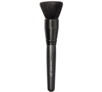 e.l.f. Powder Brush, Versatile Makeup Brush For Powder Or Blush, Creates A Sculpted Look, Made With Synthetic Bristles, Vegan & Cruelty-Free