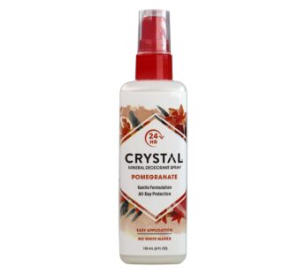 Crystal Essence Deodorant Spray, Pomegranate, 4 oz