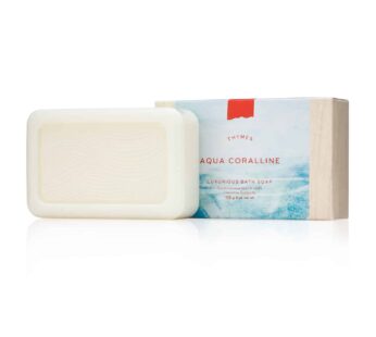 Thymes Aqua Coralline Bath Soap – 6 Oz – Aqua Coralline – Gentle Bar Soap Cleanser