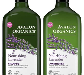 Avalon Organics Lavender Nourishing Shampoo & Conditioner Duo, 11 oz