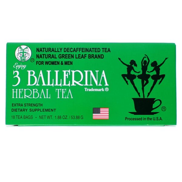 3 Ballerina Diet Tea Extra Strength for Men and Women (6 Boxes x 18 Bags) - Image 2
