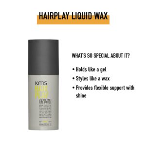 KMS HAIRPLAY Flexible Hold and Shine Liquid Wax Styler , 3.3 Fl Oz - Image 3