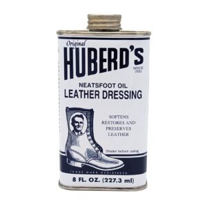 Huberd?s Leather Dressing with Neatsfoot Oil - Leather conditioner that softens new leather and restores dry and hardened leather boots, shoes, bags, - Image 1