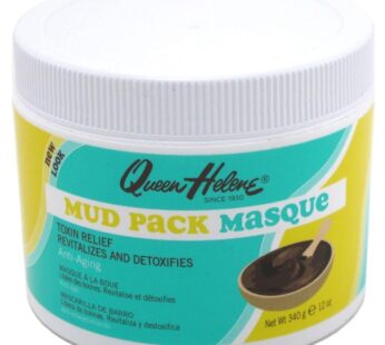 Queen Helene Mud Pack Masque, 12 Ounce, Cleanser, Softening, Smoothening, Tightens Loose Skin, Stimulates Blood Circulation