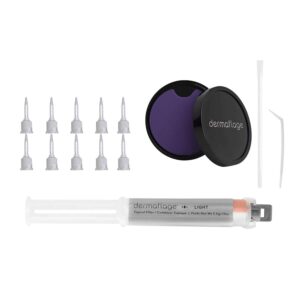 Dermaflage Scar Filler Kit - Light - Deep Scar Cover and Waterproof Concealer for Acne Scars Wrinkles, and Ice Pick Scars Makeup, 1 mo supply - Image 3