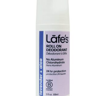 Lafe’s Natural Deodorant | 3oz Roll-On Aluminum Free Natural Deodorant | Lavender & Aloe