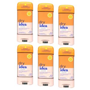 Dry Idea Advanced Dry Unscented Antiperspirant and Deodorant Clear Gel, 3 Ounce (Pack of 6) - Image 2