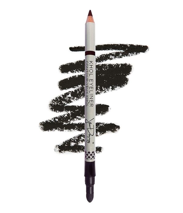 Jillian Dempsey Kh?l Eyeliner | Waterproof Eyeliner Pencil with Built-in Smudger | Long-Lasting Intense Color I Jet Black