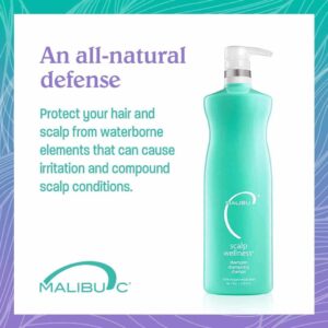 Malibu C Scalp Wellness Conditioner (33.8 oz) - Scalp Soothing Hair Conditioner with Eucalyptus + Spearmint Oil - Sulfate-Free Moisturizing Dry Scalp - Image 3