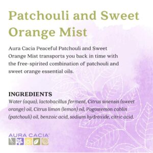 Aura Cacia Room and Body Mist, Peaceful Patchouli and Sweet Orange, 4 Fluid Ounce - Image 2