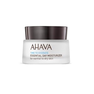 AHAVA Essential Day Moisturizer, Normal to Dry Skin - Essential Daily Hydrating Facial & Neck Cream, Anti-Aging & Smoothing Effect, Enriched with Osmo - Image 1