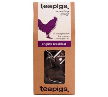 teapigs English Breakfast Black Tea Bags, 15 Count, Biodegradable Whole Leaf Tea Bags, Assam, Ceylon & Rwandan Tea Blend