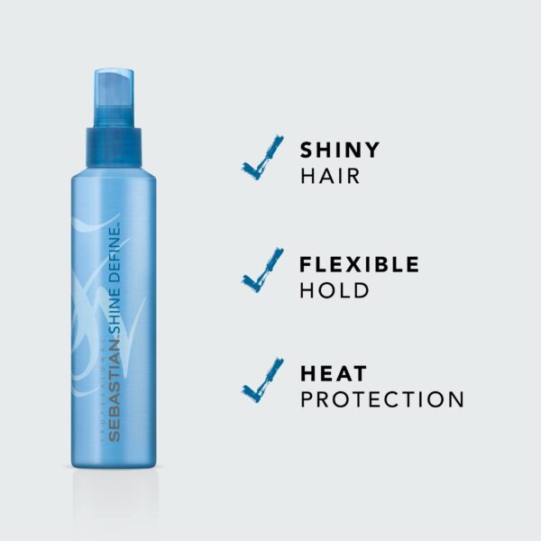 SEBASTIAN Shine Define Flexible Hold Hair Spray, 6.7 Ounce - Image 2