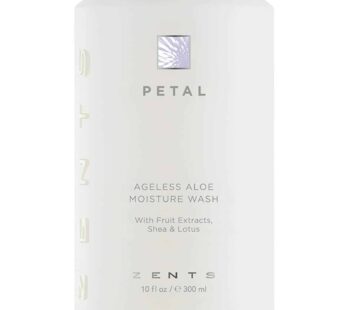 Zents Hand and Body Wash (Petal Fragrance) Moisturizing Anti-Aging Cleanser with Organic Shea Butter & Aloe for Dry Skin, 10 fl oz