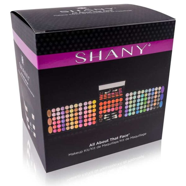 SHANY All About That Face Makeup Kit - All in one Beginner Makeup Set - Eye Shadows, Lip Colors, Face Makeup, Cosmetics applicators & More. - Image 6