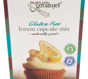 Heartland Gourmet: Gluten Free Lemon Cupcake Mix – Rich and Decadent – Certified Gluten Free Ingredients – All Purpose – Safe for Celiac Diet