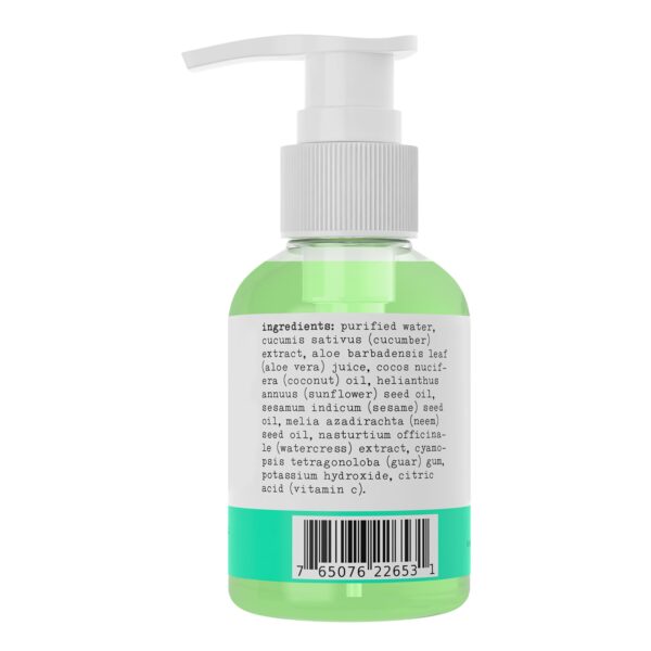 Sapo All Natural Cucumber Face Cleanser - A Gentle and Hydrating Facial Wash - Made with Cucumbers, Aloe & Vitamin C - Great for Dry or Oily Skin - 4 - Image 3