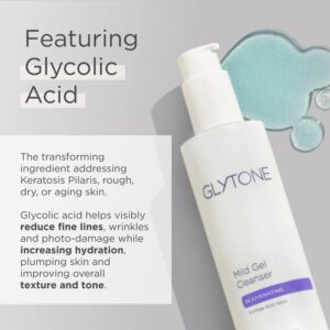 Glytone Mild Cream Cleanser with 3.4 Free Acid Value Glycolic Acid, Glycerin, Creamy for Dry Skin, Citrus Oil, Exfoliate and Moisturize, 6.7 oz - Image 3