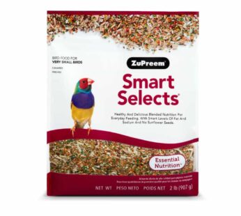 ZuPreem Smart Selects Bird Food for Very Small Birds, 2 lb – Everyday Feeding for Canaries, Finches