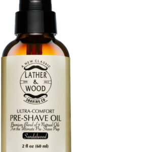 Best Pre-Shave Oil, Sandalwood, Premium Shaving Oil for Effortless Smooth Irritation-free Shave. 2 Oz ? - Image 1