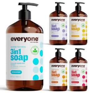 Everyone for Every Body 3-in-1 Soap - Body Wash, Shampoo, and Bubble Bath - Coconut + Lemon, 32 Ounces - Image 2