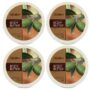 DELON Intense Moisturizing Body Butter, Olive, 4 Count